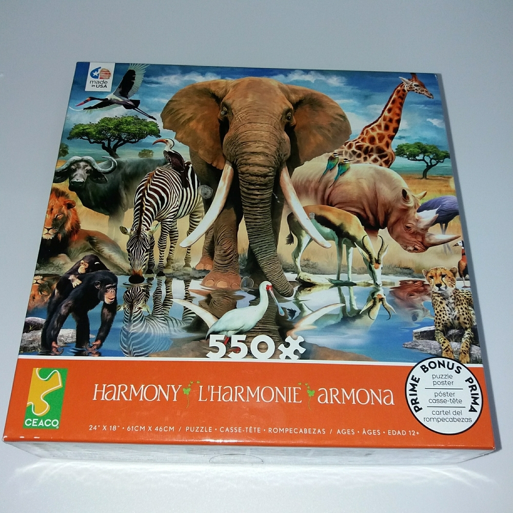 Ceaco Puzzle 550 Harmony 24×18"New.